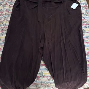 Old Navy Women’s Purple Trousers With Tie